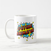 Mug Graphiques de mouvement d'animation Future (Gauche)