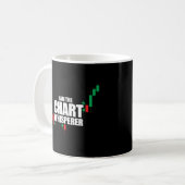Mug Graphiques d'options de Stock de jour de commerçan (Devant gauche)