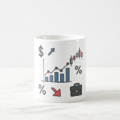 Mug Graphiques et graphiques financiers (Centre)