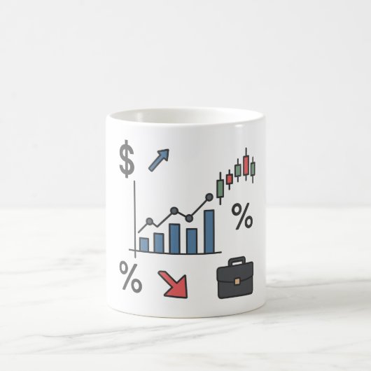 Mug Graphiques et graphiques financiers (Centre)