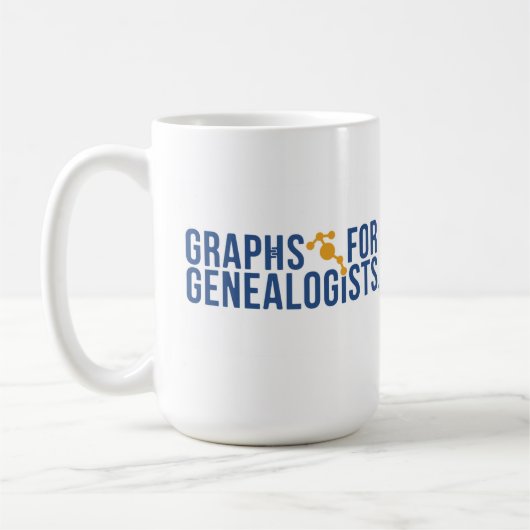 Mug Graphiques pour la musique généalogiste (Gauche)