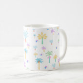 Mug Graphiques Rétro Palmiers  (Devant droit)