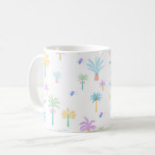 Mug Graphiques Rétro Palmiers  (Devant gauche)