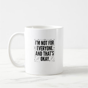 Mug Graphisme à typographie géométrique gras