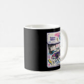 Mug Graphisme ambiance doodle école rétro 90 (Devant droit)