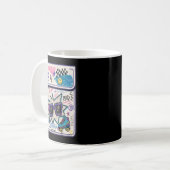 Mug Graphisme ambiance doodle école rétro 90 (Devant gauche)