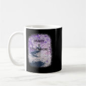 Mug Graphisme cool, La Beauté Est Partout Inspirationn (Gauche)