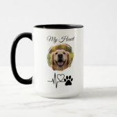 Mug Graphisme d'amour pour animal de compagnie avec em (Gauche)