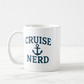 Mug Graphisme d'ancre de nerd de croisière en détresse (Gauche)