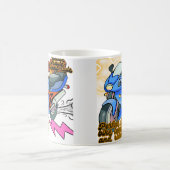 Mug Graphisme d'art de vélo minimal  (Centre)