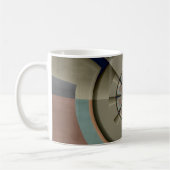 Mug Graphisme d'art fractal de l'harmonie des couleurs (Gauche)