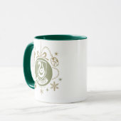 Mug Graphisme de Boule de Noël SLYTHERIN™ (Devant gauche)