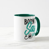 Mug Graphisme de cœur avec empreinte de patte et stéth (Devant droit)