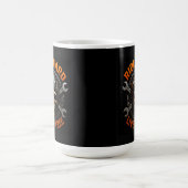 Mug ☠️ Graphisme de crâne de la route 66 pour motards (Centre)