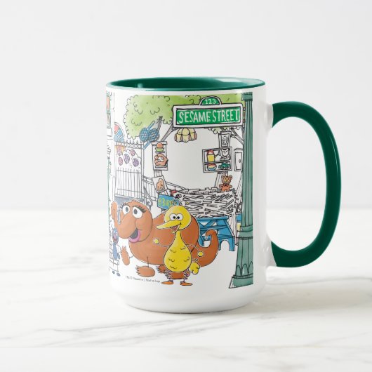 Mug Graphisme de Doodley les amis de Sesame (Droite)