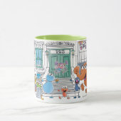 Mug Graphisme de Doodley les amis de Sésame (Centre)