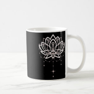 Mug Graphisme de fleur de lys Namaste Yoga Lotus