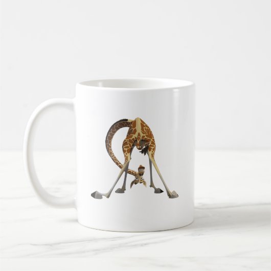 Mug Graphisme de girafe amusant – Design d'animal mign (Gauche)