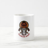 Mug Graphisme de gravure de guerrier Halloween vintage (Centre)