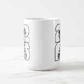 Mug Graphisme de la silhouette du trophée de la Coupe (Centre)