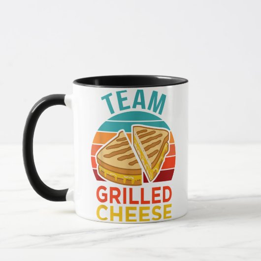 Mug Graphisme de l'amoureux du sandwich au fromage gri (Gauche)