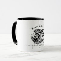 Graphisme de logo d'appareil photo de photographie