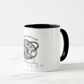 Mug Graphisme de logo d'appareil photo de photographie (Devant droit)
