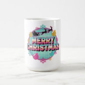 Mug Graphisme de Noël rétro des années 80 (Centre)