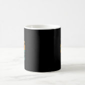 Mug Graphisme de plage de coucher de soleil d'été de s (Centre)
