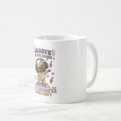 Mug Graphisme de soirée dansante Retro DJ Frenchie (Devant droit)