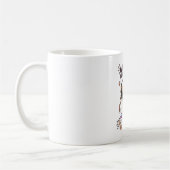 Mug Graphisme de soirée dansante Retro DJ Frenchie (Gauche)