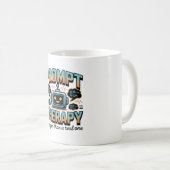 Mug Graphisme de thérapie IA – Conception d'ingénierie (Devant droit)