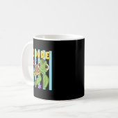 Mug Graphisme de tortue de mer mignonne de mec (Devant gauche)