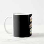 Mug Graphisme de vacances à la plage rétro estivale Tr (Gauche)