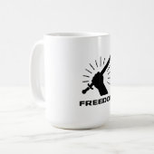 Mug graphisme d'épée de liberté (Devant gauche)