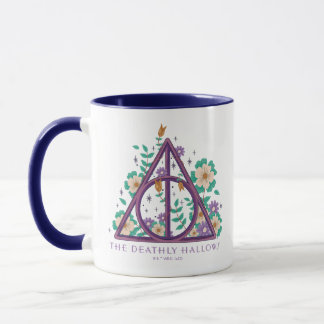 Mug Graphisme des hirondelles mortes florales
