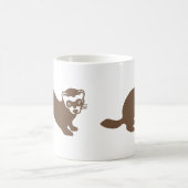 Mug Graphisme du Ferret mignon (Centre)