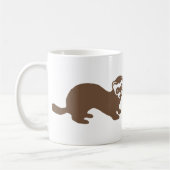 Mug Graphisme du Ferret mignon (Gauche)