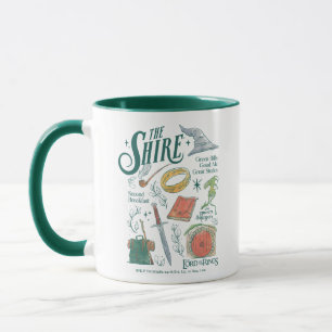 Mug Graphisme en collage aquarelle THE SHIRE™