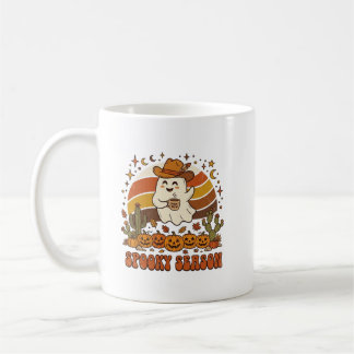 Mug Graphisme fantôme Halloween Rétro Vintage