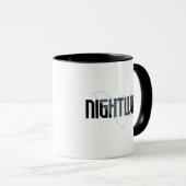 Mug Graphisme Hi-Tech au nom de Nightwing (Devant droit)
