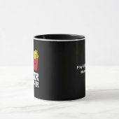Mug Graphisme ludique Burger Et Frites Mieux Ensemble (Centre)