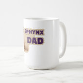Mug Graphisme Rétro pour Propriétaire de Chat Sphynx V (Devant droit)