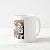 Mug Graphisme sorcière squelette vintage balais Hallow (Devant droit)