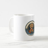 Mug Graphisme Spiritualité Contemplative Monastique Jé (Devant gauche)