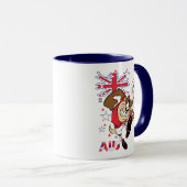 Mug Graphisme TAZ™ Team Australia Soccer (Devant droit)