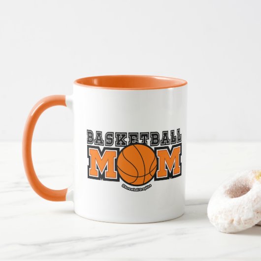 Mug Graphismes Screwball Maman de Basket (Avec donut)