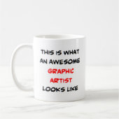 Mug graphiste, génial (Gauche)