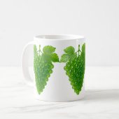 Mug Grappe raisin vert 3d (Devant gauche)