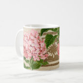 Mug Grappes d'hortensias roses (Devant gauche)